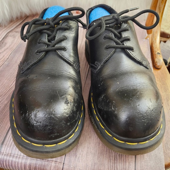 Dr. Martens 1461  Steel Toe Safety Shoes Slip Resistant Work Oxfords Sz L11 M10 - Picture 5 of 12